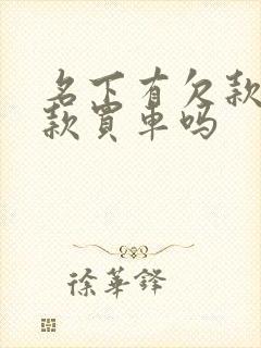 名下有欠款能贷款买车吗