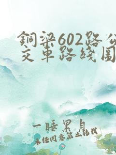 铜梁602路公交车路线图