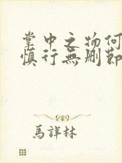 掌中之物何妍傅慎行无删节