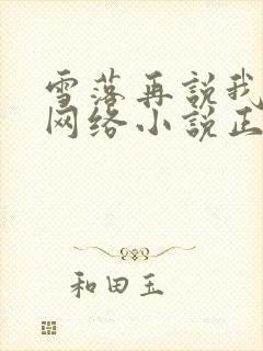 雪落再说我爱你网络小说正版免费