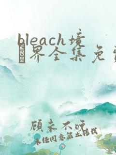bleach境·界全集免费