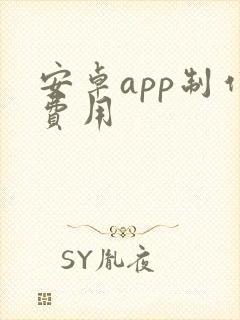 安卓app制作费用