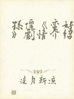 孙俪《蛮好人生》剧情介绍