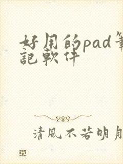 好用的pad笔记软件