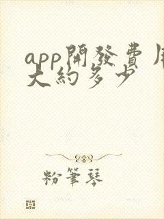 app开发费用大约多少