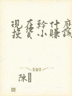 现在干什么生意投资小赚钱快