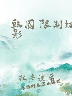 韩国 限制级电影