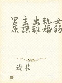 男主出轨女主不原谅离婚的小说