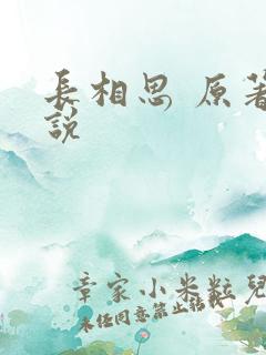 长相思 原著小说