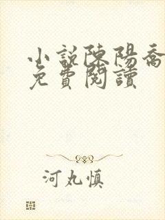 小说陈阳乔英姿免费阅读