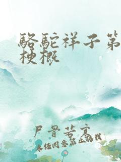 骆驼祥子第四章梗概