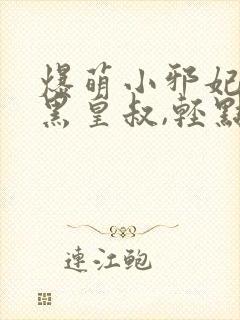 爆萌小邪妃:腹黑皇叔,轻点宠