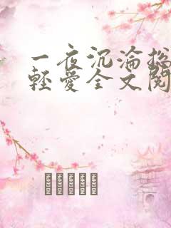 一夜沉沦总裁轻轻爱全文阅读