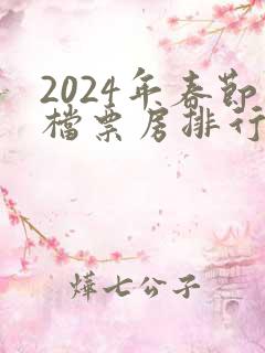 2024年春节档票房排行榜