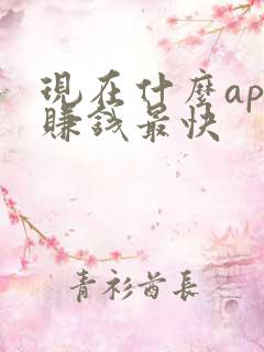 现在什么app赚钱最快