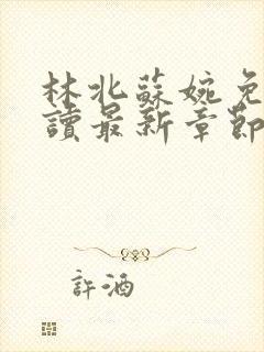 林北苏婉免费阅读最新章节冫