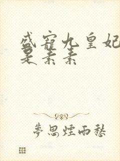 盛宠九皇妃 我是素素