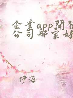 企业app开发公司哪家好