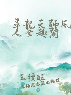 寻龙天师风尘散人笔趣阁