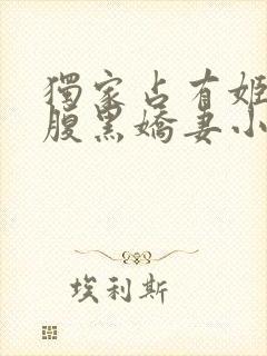 独家占有姬少的腹黑娇妻小说免费