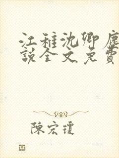 江稚沈卿尘的小说全文免费阅读0