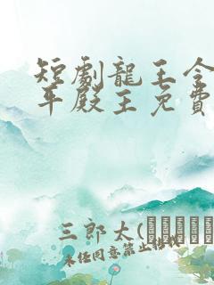 短剧龙王令之陈平殿主免费观看