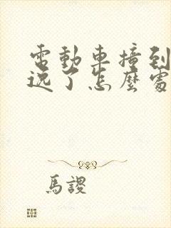 电动车撞到人逃逸了怎么处理