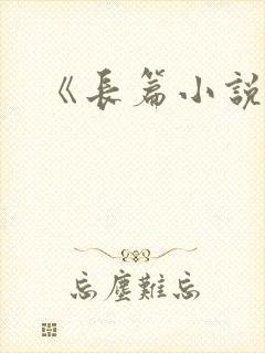 《长篇小说》