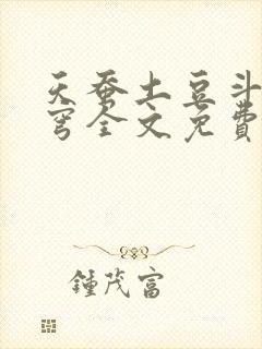 天蚕土豆斗破苍穹全文免费阅读