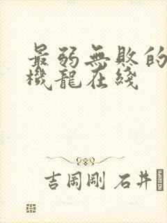 最弱无败的神装机龙在线