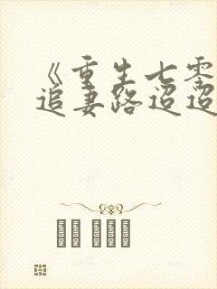 《重生七零团长追妻路迢迢》