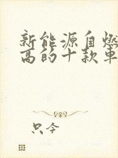 新能源自燃率最高的十款车