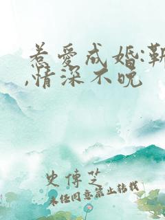 惹爱成婚:靳少,情深不晚