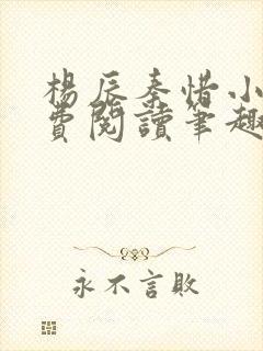 杨辰秦惜小说免费阅读笔趣阁全文