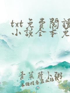 txt免费阅读小说全本免费下载