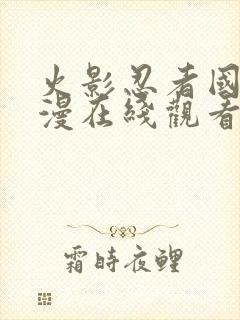 火影忍者国语动漫在线观看