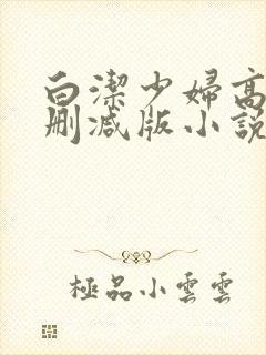 白洁少妇高义无删减版小说下载