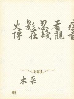 火影忍者 疾风传 在线观看