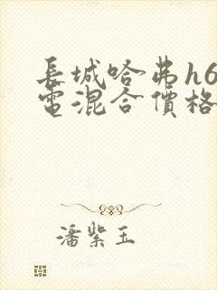 长城哈弗h6油电混合价格