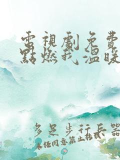 电视剧免费观看点燃我温暖你