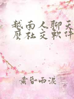 越南人聊天用什么社交软件