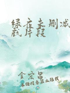 绿夜未删减版床戏片段