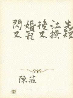 闪婚后江先生他又宠又撩短剧