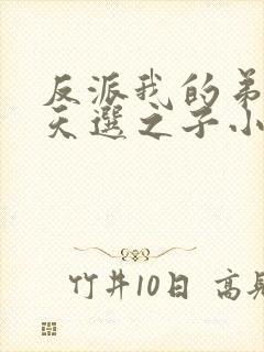 反派我的弟弟是天选之子小说