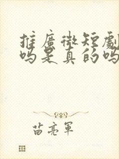 推广微短剧挣钱吗是真的吗