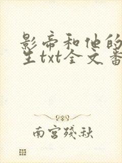 影帝和他的傅先生txt全文番外