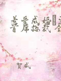 惹爱成婚·染指首席总裁 全文阅读