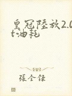 皇冠陆放2.0t油耗