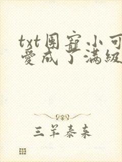 txt团宠小可爱成了满级大佬下载