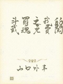 斗罗之我的异火武魂免费阅读